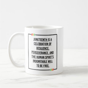 17:e citatet, Frihet för afrikansk amerikan. Kaffemugg