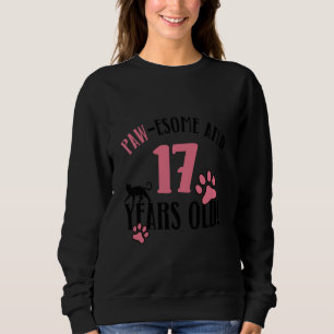17:e födelsedag 17 år gammal katt-Mamma-katt-lover T Shirt
