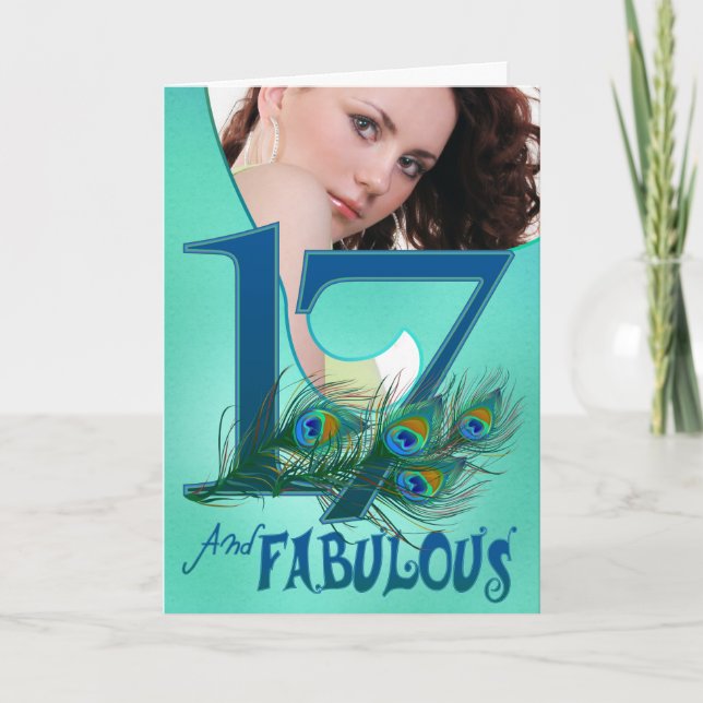 17:e födelsedag kort (Framsida)