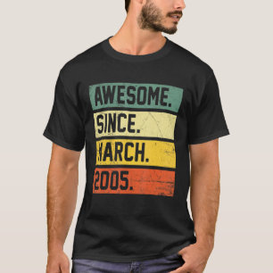 17:e födelsedagen 17 år gammal Fantastisk sedan de T Shirt