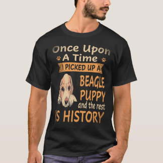 17 En gång i tiden - Beagle valp Beagle T Shirt