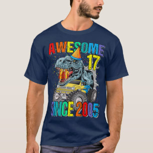 17 Fantastisk sedan 2005 Dinosaur Monster Lastbil T Shirt