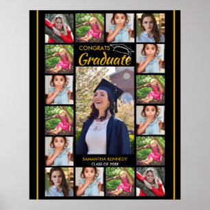 17 Fotocollage Mall Grattis Examen 2026 Poster