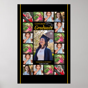 17 Fotocollage Mall Grattis Examen 20XX Poster