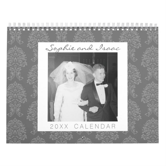 17 Fotokollage- och dämparmönster Kalender (Omslag)