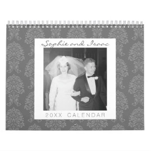 17 Fotokollage- och dämparmönster Kalender