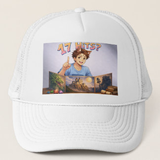 17 HITS? Funny RPG Anime T-Shirt | Dungeon Master  Keps