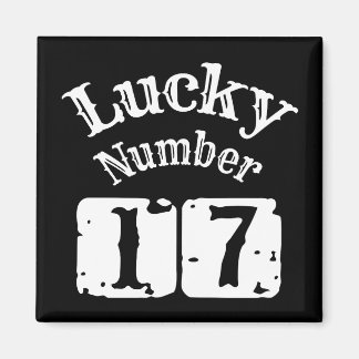 17 - Lucky Number 17 Tur Magnet