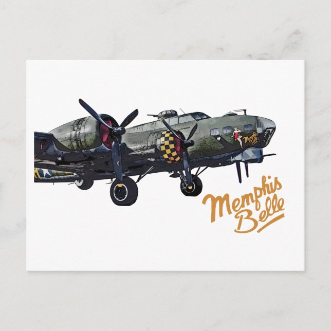 17 Memphis Belle Vykort (Framsida)