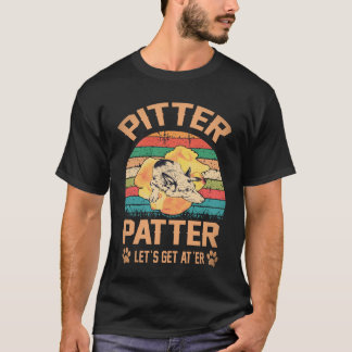 17 Pitter Patter Let's Get At'er Tysk Schäferhund T Shirt