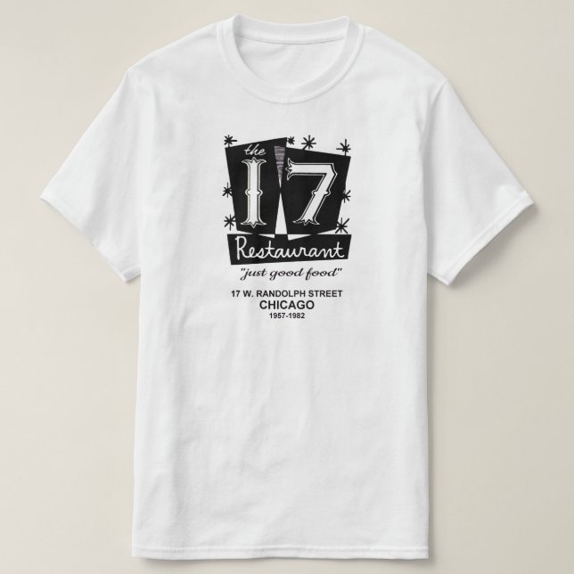 17 Restaurant, Chicago, IL T-shirt (Design framsida)