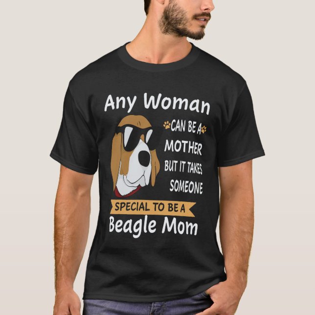 17 Speciellt att vara en Beagle-mamma Beagle T Shirt (Framsida)