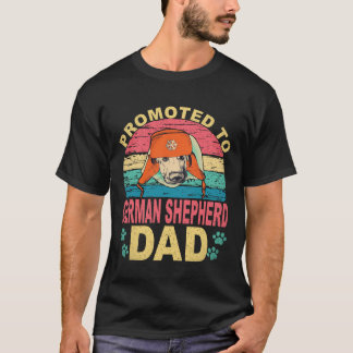 17 Uppflyttad Till Tysk Shepherd Pappa Tysk Shephe T Shirt