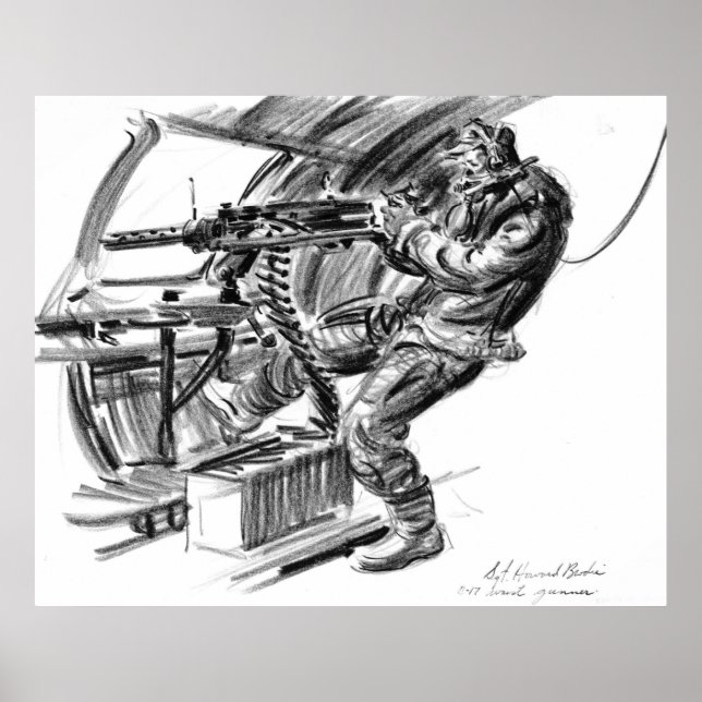 17 Waist Gunner 1942 Poster (Framsidan)