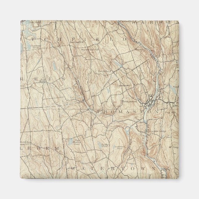 17 Waterbury lakan Magnet (Framsidan)