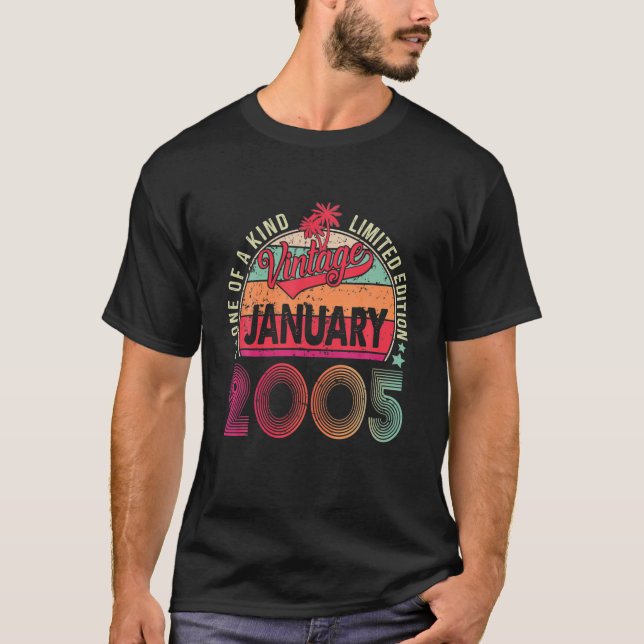 17 Year Old January 2005 Limited Edition 17Th Birt T Shirt (Framsida)