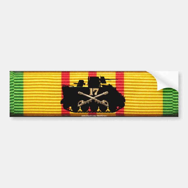 17th ACR spårar på VSM-band Bildekal (Framsidan)