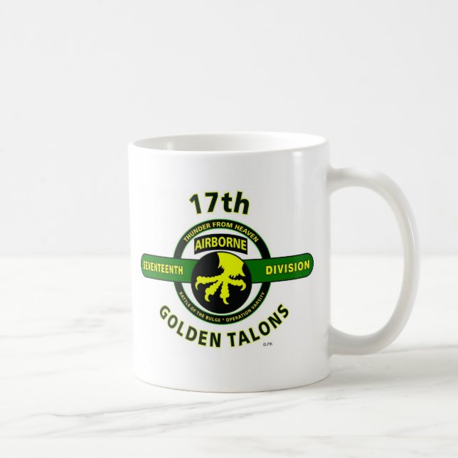 17TH LUFTBUREN UPPDELNING "ÅSKA FRÅN HIMMEL " KAFFEMUGG (Höger)