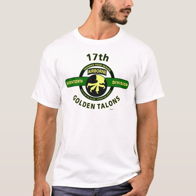 17TH LUFTBUREN UPPDELNING "ÅSKA FRÅN HIMMEL " TEE (Framsida)