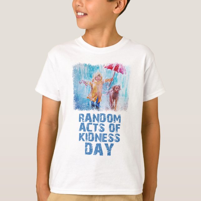 17th slumpmässiga Februari - agerar av T-shirt (Framsida)