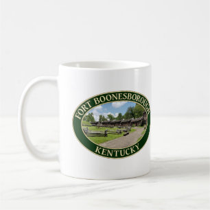 1800-talet Fort Boonesborough, Kentucky Kaffemugg