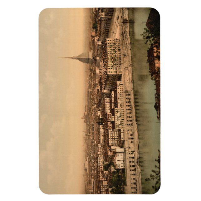 1800-talet Turin, Piemonte, Italien Magnet (Vertikal)