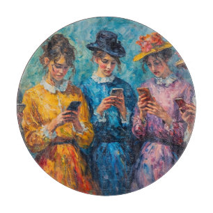 1800-talets användare av smartphone