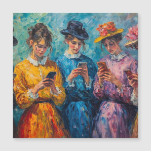 1800-talets användare av smartphone