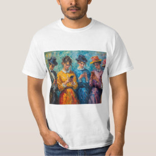 1800-talets användare av smartphone t shirt