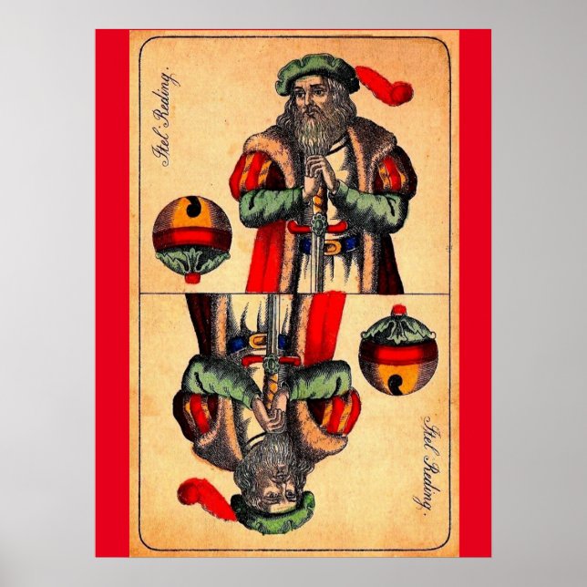 1800-talets betalkort nr 2 poster (Framsidan)