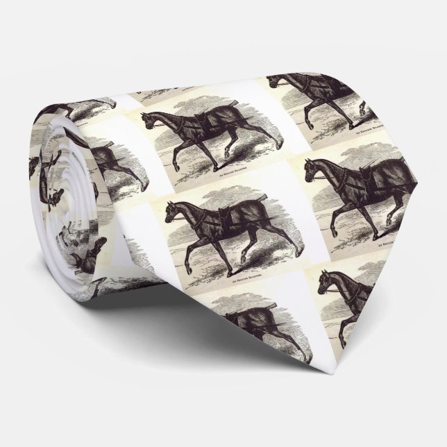 1800-talets engelska roadster-häst slips (Rullad)