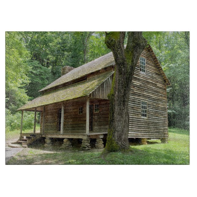 1800-talets hem i Cades Cove, Tennessee (Framsidan)