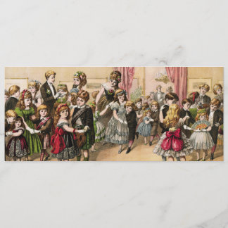 1800-talets inbjudan till Scottish Children's Boll