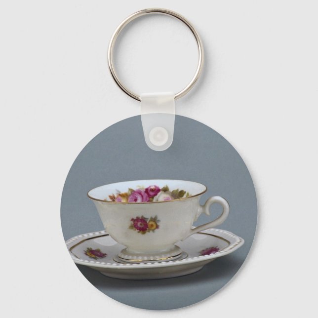 1800-talets kaffe kopp och såser, Rosenthal, Ger Nyckelring (Framsida)
