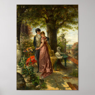 1800-talets lilla Tidigt-scen Poster