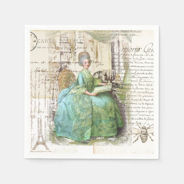 1800-talets Royal Ephemera Pappersservett (Framsidan)