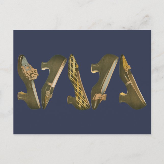 1800-talets Vintagar Vykort (Framsida)