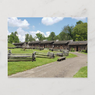 1800-talsfästningen Boonesborough i Kentucky Vykort