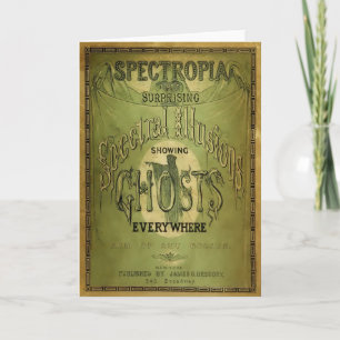 1800s Spectropia - en studie av spöken Kort