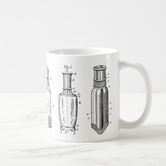 1800santikviteten buteljerar kaffemuggen kaffemugg (Höger)