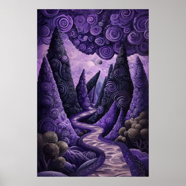 1802 Cosmic Surrealist Dreamscape Poster (Framsidan)