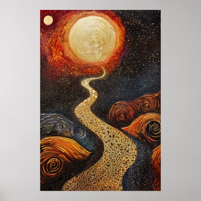 1803 Cosmic Surrealist Dreamscape Poster (Framsidan)