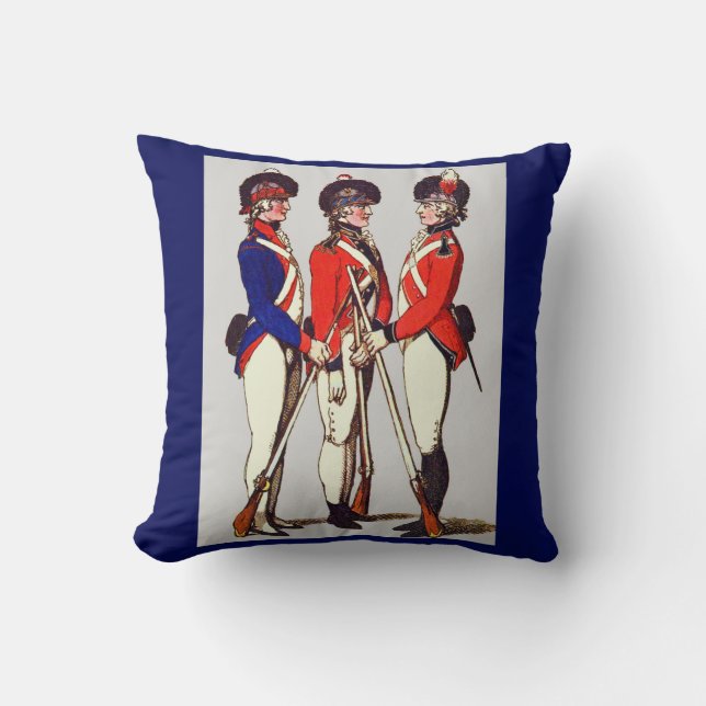 1803 London Volunteers print Kudde (Framsida)