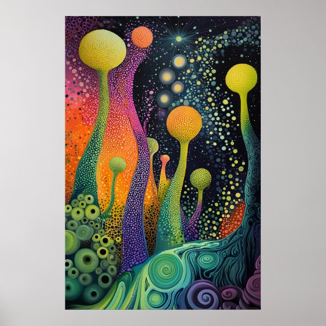 1805 Cosmic Surrealist Dreamscape Poster (Framsidan)