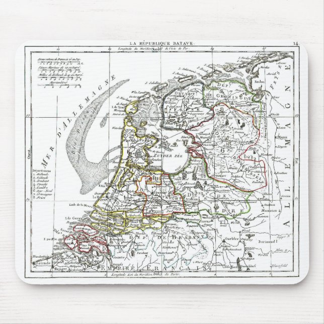 1806 Karta - La Republicque Batave Musmatta (Framsidan)