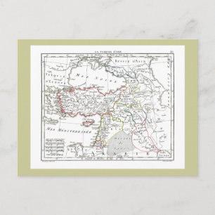 1806 Karta-La Turquie d'Asie Vykort