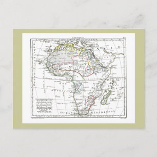 1806 Karta-L'Afrique Vykort