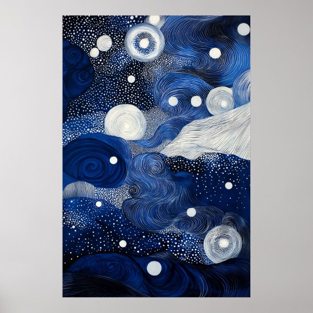 1807 Cosmic Surrealist Dreamscape Poster (Framsidan)