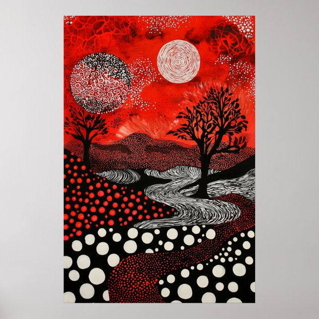 1809 Cosmic Surrealist Dreamscape Poster (Framsidan)