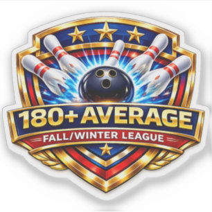 180+ Bowlingsnitt Höst / Vinterligan Klistermärken